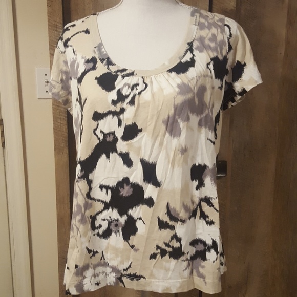 Merona Tops - 🔥Floral abstract tee